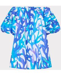 MILLY - Jamie Under The Sea Off The Shoulder Mini Dress - Lyst