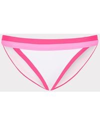 MILLY - Positano Color Block Bikini Bottom - Lyst