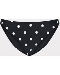 MILLY - Margot Polka Dot Bikini Bottom - Lyst