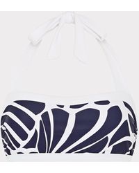 MILLY - Abstract Kai Print Bandeau Halter Top - Lyst