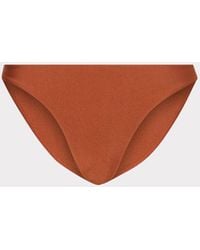 MILLY - Margot Gloss Bikini Bottom - Lyst