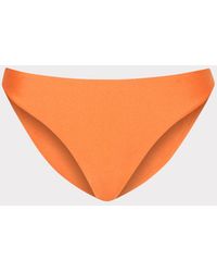 MILLY - Margot Gloss Bikini Bottom - Lyst