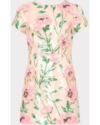 MILLY - Rowen Floral Sequin Dress - Lyst