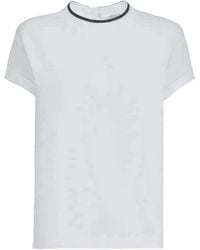 Brunello Cucinelli - Stretch Cotton Jersey T-Shirt L - Lyst
