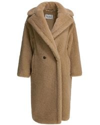 Max Mara - Tedgirl Coat Albino - Lyst