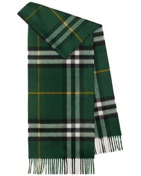 Burberry - Check Cashmere Scarf D - Lyst