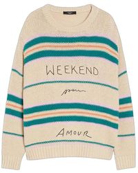 Weekend by Maxmara - Angus Cotton Yarn Jumper - Lyst