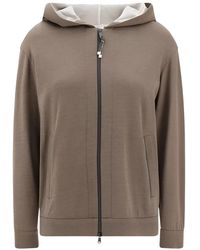 Brunello Cucinelli - Hooded Sweatshirt - Lyst