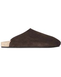 The Row - Hudson Two Slip-On Coffee - Lyst