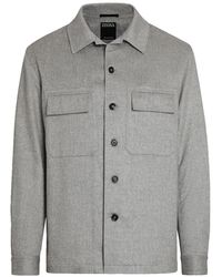 ZEGNA - Oasi Alba Shirt Jacket - Lyst
