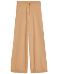 Weekend by Maxmara - Josef Knit Trousers Camel - Lyst