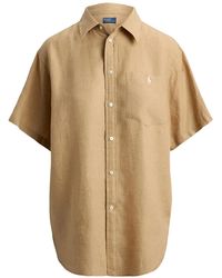 Polo Ralph Lauren - Ralph Lauren Patch Pocket Linen Shirt - Lyst
