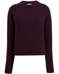 KHAITE - Nera Sweater Plum - Lyst