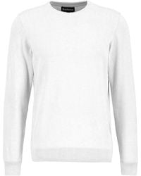 Barbour - Penwood Jumper Ecru - Lyst