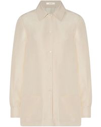 The Row - Lucetta Shirt Vanilla - Lyst