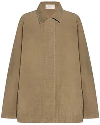 The Row - Baeza Jacket Sandy Buff - Lyst
