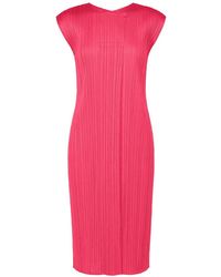 Issey Miyake - Pleats Please Monthly Colors June Dress Bright - Lyst