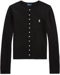 Polo Ralph Lauren - Ralph Lauren Mesh Cardigan - Lyst