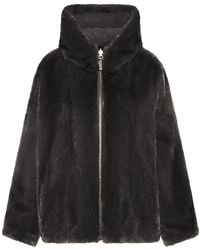 Yves Salomon - Reversible Parka Mink Mahogany - Lyst