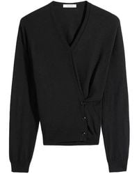 Lemaire - Twisted V Neck Jumper - Lyst