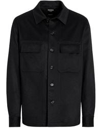 ZEGNA - Oasi Cashmere Alba Overshirt - Lyst