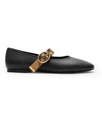 Burberry - Check Robin Ballerinas - Lyst