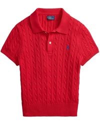 Polo Ralph Lauren - Ralph Lauren Cropped Polo Shirt - Lyst