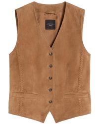 Weekend by Maxmara - Suede Waistcoat - Lyst