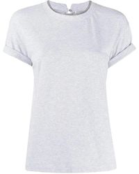 Brunello Cucinelli - Stretch Cotton Jersey T-Shirt L - Lyst