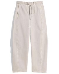 Lemaire - Twisted Belted Pants Moonstone - Lyst