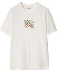 Burberry - Frankie T-Shirt Chalk - Lyst