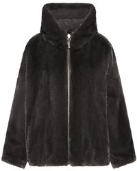 Yves Salomon - Reversible Parka Mink Mahogany - Lyst