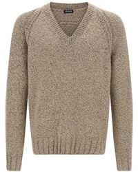 ZEGNA - V-Neck Jumper - Lyst