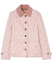 Burberry - Fernleigh Jacket Mallow - Lyst