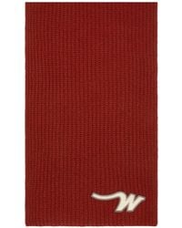Weekend by Maxmara - Bardies Wool Scarf Cherry - Lyst