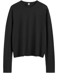 TOTEME - Classic Long-Sleeve Top - Lyst