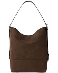 Lemaire - Belted Tote Bag Dark Chocolate - Lyst