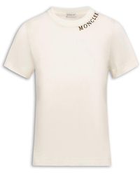 Moncler - Sketch Logo T-Shirt - Lyst