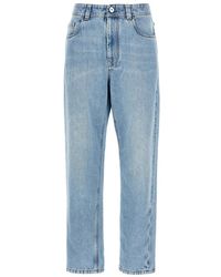 Brunello Cucinelli - Denim Trousers L - Lyst