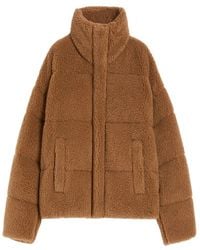 Weekend by Maxmara - Cropped Wool Down Jacket Camel - Lyst
