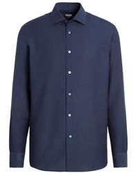 ZEGNA - Cashco Shirt Melange - Lyst