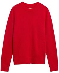 Barbour - Woodhouse Jumper Crimson - Lyst