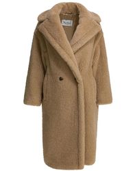 Max Mara - Tedgirl Coat Albino - Lyst