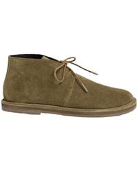 Studio Nicholson - Woodrow Suede Shoes Taupe - Lyst