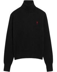 Ami Paris - Adc Turtle Neck Jumper - Lyst