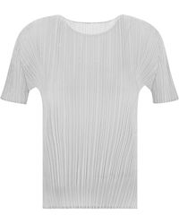 Issey Miyake - Pleats Please Top L - Lyst