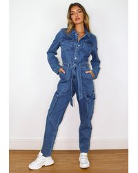 jeans jumpsuits for ladies