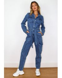 denim playsuit womens