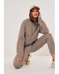 Missguided Basic Loopback Hoodie And Joggers Co Ord Set - Multicolour