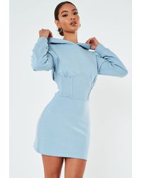 powder blue sweater dress